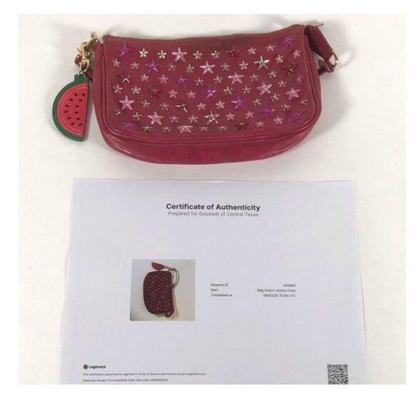 Jimmy Choo Pimlico Star-Studded Mini Bag EUC - Picture 1 of 6